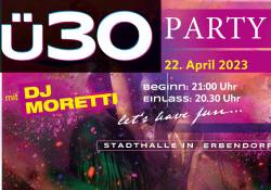 Ü30-Party mit TOP DJ Moretti